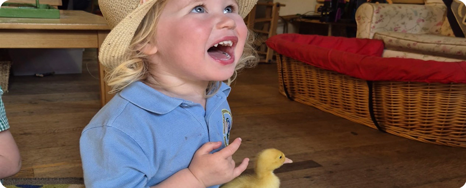 Child laughing