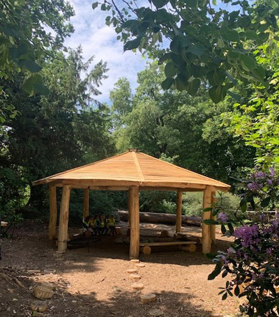 Wooden gazebo