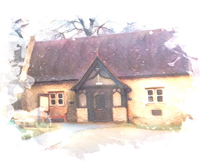 Watercolour of Childrens House Montessori