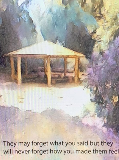 Watercolour of Childrens House Montessori
